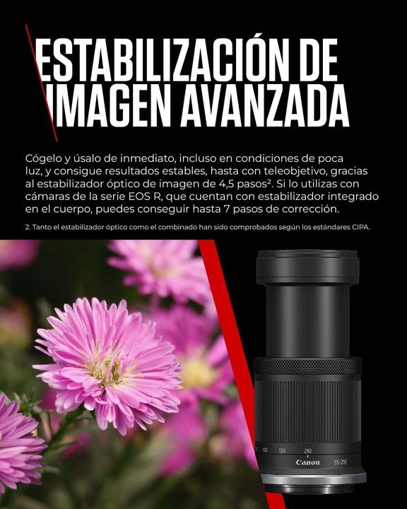 Produktbild Canon RF-S 55-210mm F5-7.1 IS STM​ - (EU) (Canon RF, APS-C / DX)