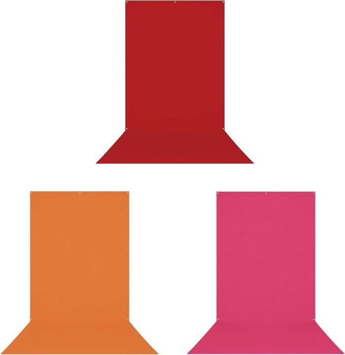 Actual product image Westcott X Drop Wrinkle Resistant Backdrop Tijger Oranje Sweep (5' x 12') (365.80 cm, 150 cm)