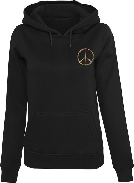 Produktbild Merchcode Peace Multicolor with Ladies Heavy Hoody - 161505 (S)