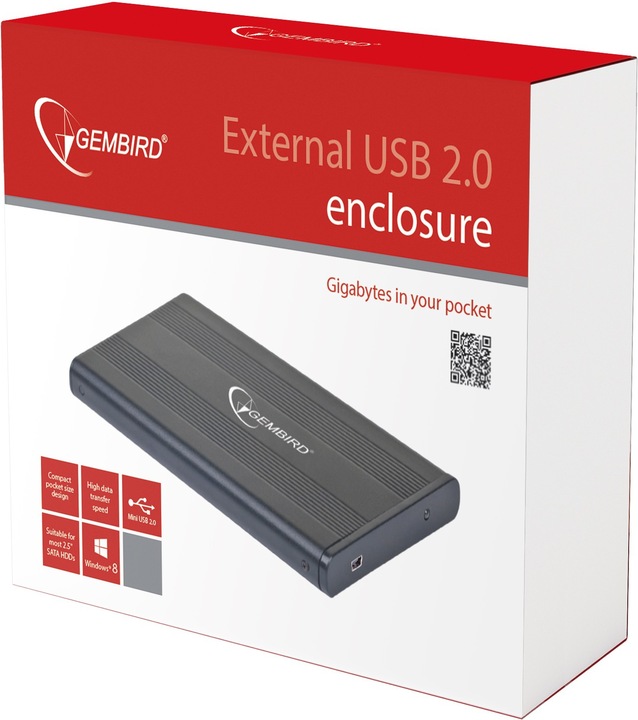 Actual product image Gembird EE2-U2S-5 (2.5")