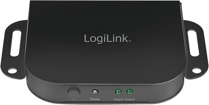 Produktbild LogiLink Ultra-HD, 2x HMDI 2.0b, HDCP 2.2, 600MHz/18Gbps