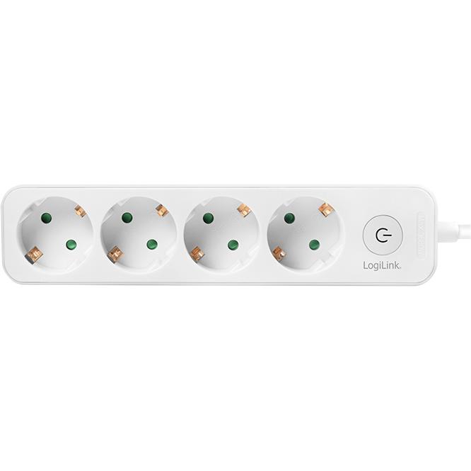 Thumbnail - LogiLink, Steckdosenleiste, 4x CEE 7/3 max. (4 x, CEE 7/3, 1.50 m)