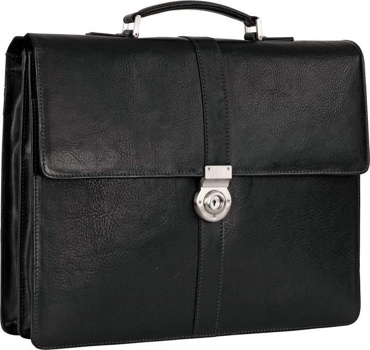Leonhard Heyden Bergamo Aktentasche Leder 40 cm Laptopfach (17")