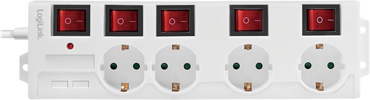 Actual product image LogiLink 4x CEE 7/3 max (4 x, CEE 7/3, 1.50 m)