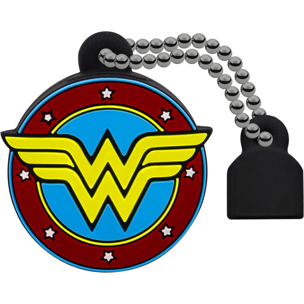 Thumbnail - Emtec DC Comics Collector Wonderwoman (16 GB, USB 2.0, USB-A), USB Stick, Mehrfarbig