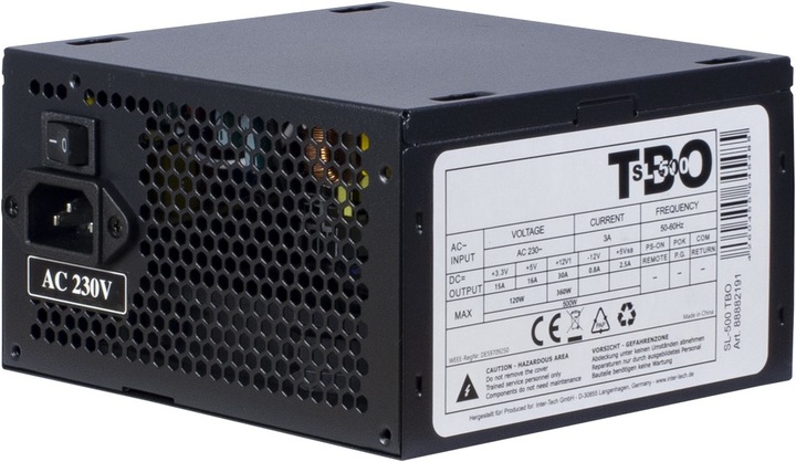 Actual product image Intertech 2.03 (500 W)