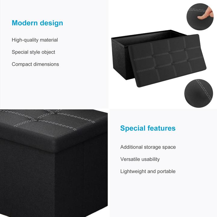 Image du produit Intirilife Banc LAVA NOIR (78.38 cm)