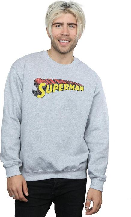 Image du produit - Sweat SUPERMAN TELESCOPIC CRACKLE LOGO - Homme (L)