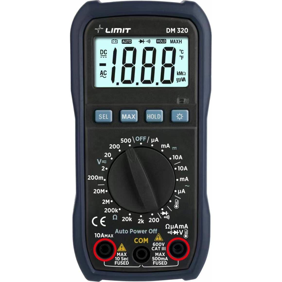 Limit, Multimetro, Dm 320 Digitalmultimeter