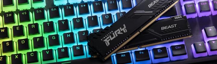 Actual product image Kingston FURY Beast (2 x 32GB, 3200 MHz, DDR4-RAM, DIMM)