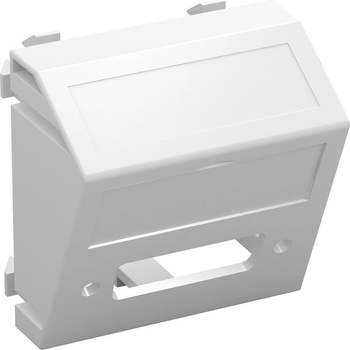 Actual product image OBO Bettermann OBO MTS-DV O RW1 DVI multimedia unit without connection socket 45x45mm pure white