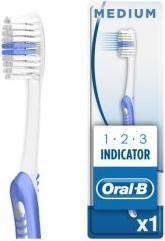 Actual product image Oral-B Oral B Toothbrush 123 Indicator 35 Medium (Medium, 1 x)