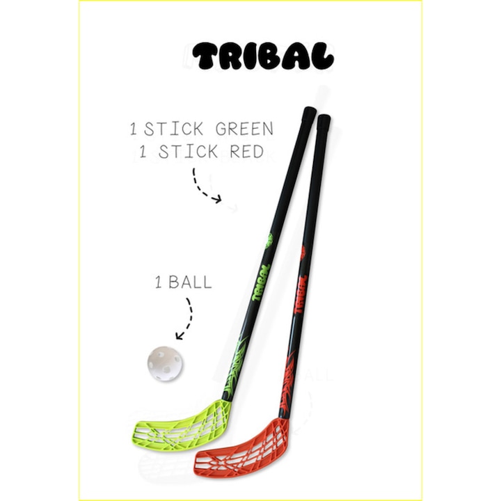 Actual product image Eurostick Tribal junior set 70/84cm - 2 sticks + 1 ball (70 cm, Left, Right)