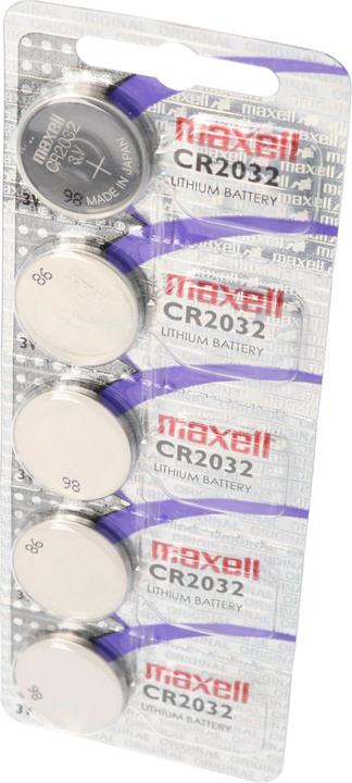 Image du produit Maxell Electronics CR2032 (5 pcs, CR2032, 220 mAh)