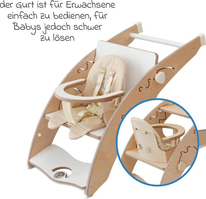 Produktbild QuarttoLino 5 Punkt Sicherheitsgurt für Hochstuhl - Hochstuhl-Zubehör