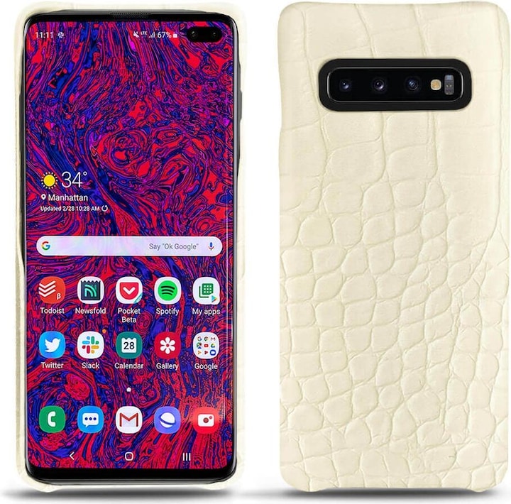 Produktbild Noreve Lederschutzhülle (Samsung Galaxy S10+)