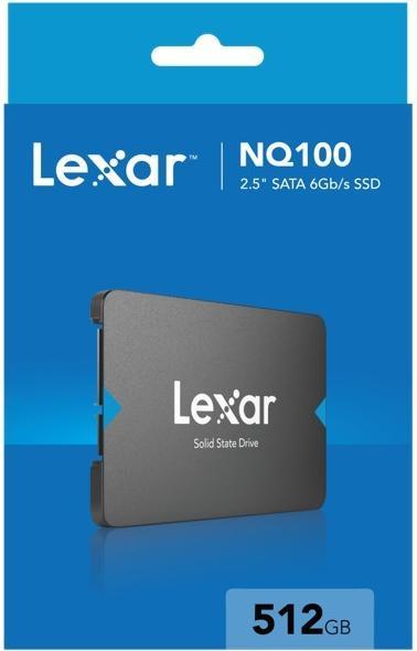 Immagine prodotto Lexar Hard drive SSD NQ100 2.5" SATA III SSD 512GB (512 GB, 2.5")