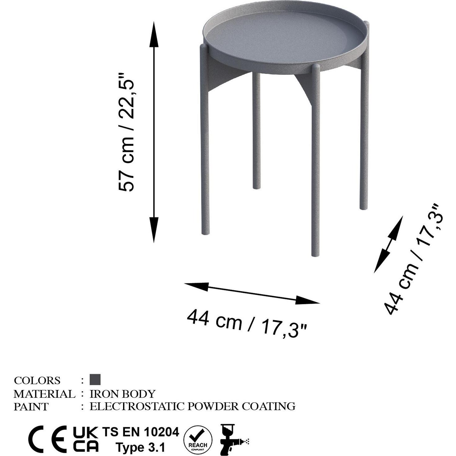 Thumbnail - Homitis, Couchtisch + Beistelltisch, Bukle (44 x 57 x 44 cm)