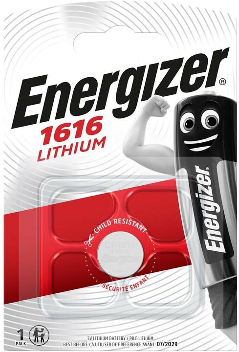 Produktbild Energizer CR1616 Lithium (1 Stk., CR1616, 60 mAh)