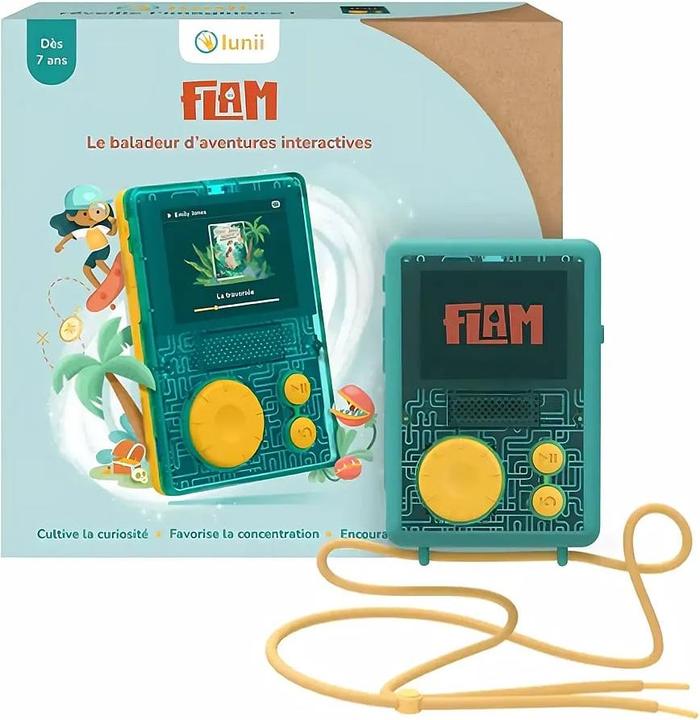 Lunii Kinderaudioplayer FLAM - Baladeur Audio Interactif (FR