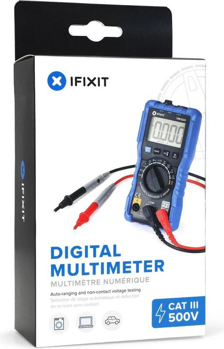 Produktbild iFixit Digital Multimeter (CAT III 1000V, CAT III 500V, CAT IV 600V, Hand-Multimeter)