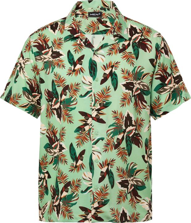 Produktbild Men+ Viskose-Hemd, Halbarm, Cubakragen, Cuba Fit (4XL)