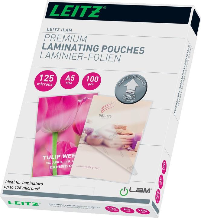 Produktbild Leitz Laminierfolie (A5, 100 Stück, 125 µm)