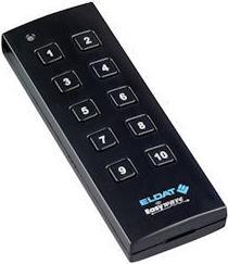 Eldat RT34E5010-01-22K Télécommande Easywave 868 MHz 10 canaux 10x impulsions noir brillant