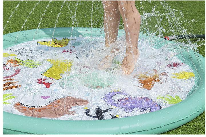 Actual product image Bestway Desert Dino 1.22 m Kids Inflatable Splash Pad
