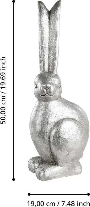Image du produit EGLO Hase Chilandy 50 cm, Silber (1 x)