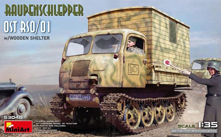 Produktbild Mini art 1:35 RSO/01 mit Holzunterstand