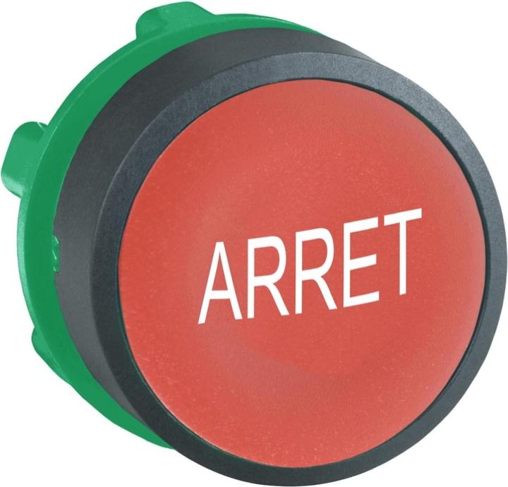 Produktbild Schneider Electric Pushbutton Head 22mm round Red ARRET