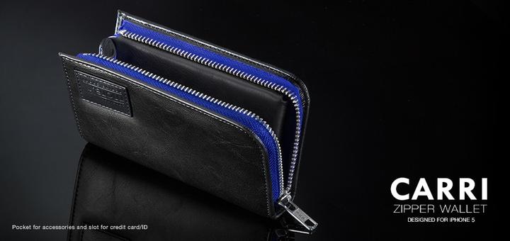 Actual product image more. Carri Zipper Wallet (Apple iPhone 5s, Apple iPhone 5)