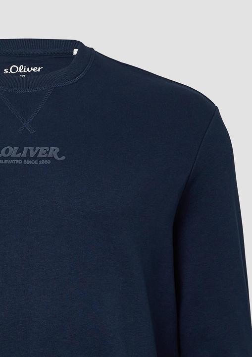 Produktbild s.Oliver Sweatshirt Wärmendes Sweatshirt mit Logo-Artwork (3XL)