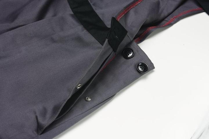 Actual product image Planam Weld Shield dungarees grey black size 64 (64)