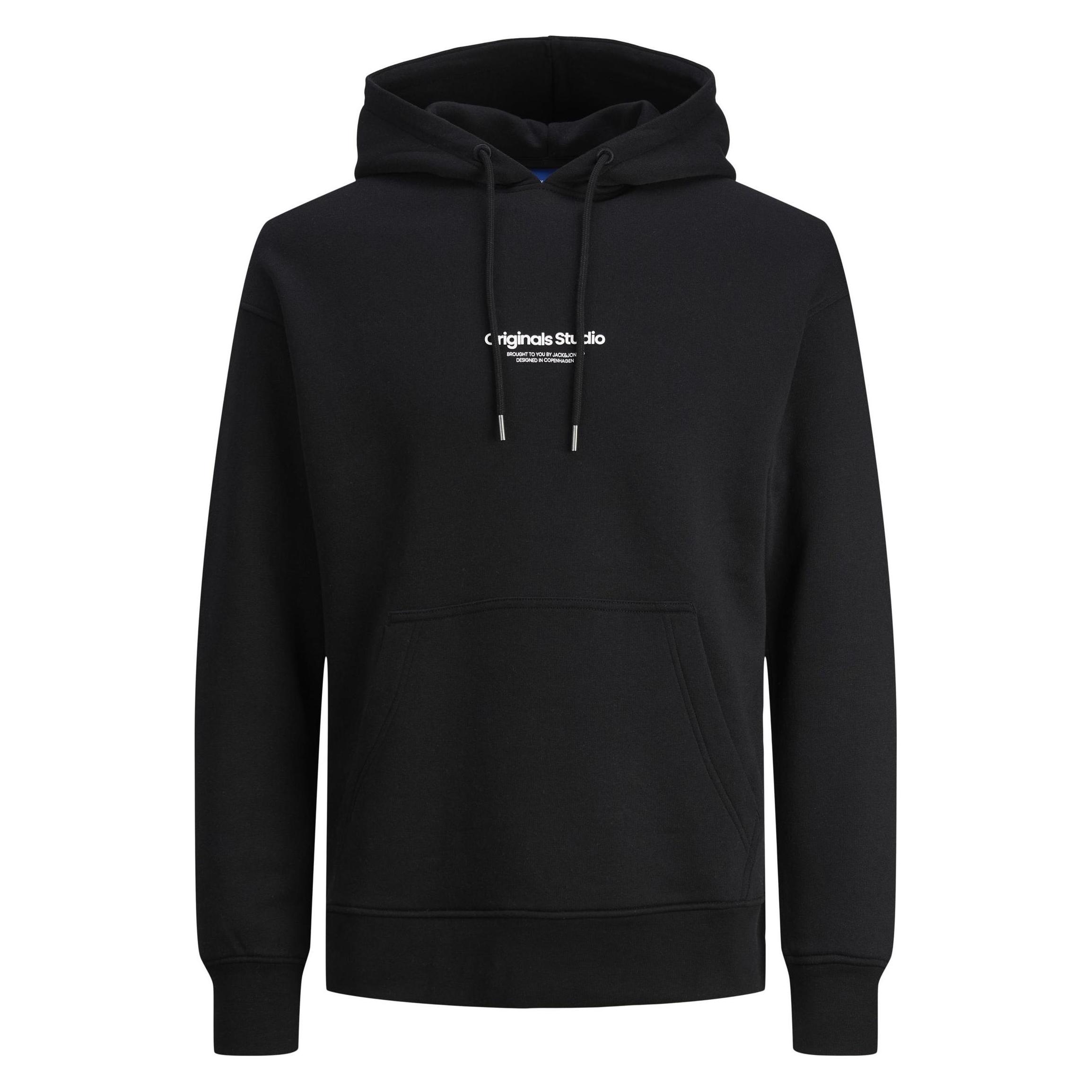 Jack & Jones, Herren, Pullover, Jorvesterbro Sweat Hood Noos Pls, Schwarz, (Xxl)