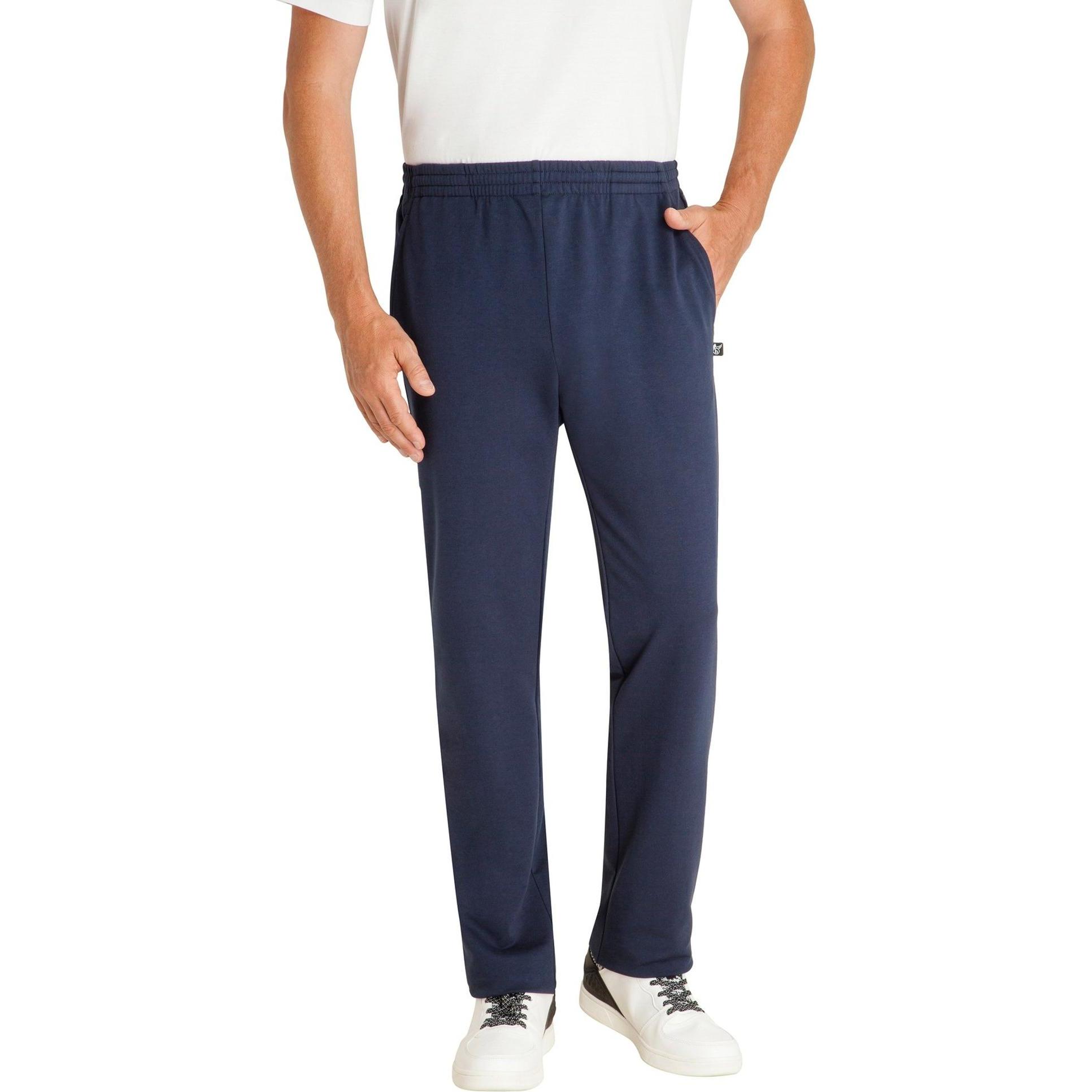 Thumbnail - Hajo, Herren, Pyjama, Jogginghose Sportlich Bequem sitzend, Blau, (58)
