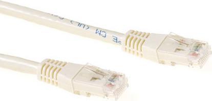 Produktbild ACT Ivory 3 meter U/UTP CAT6 patch cable with RJ45 connectors. Cat6 u/utp ivory 3.00m (U/UTP, CAT6, 3 m)