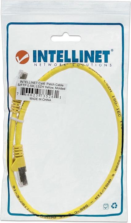 Image du produit Intellinet Câble de raccordement (S/FTP, CAT6a, 15 m)