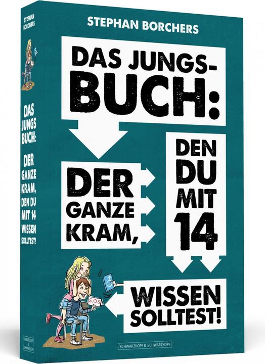 Actual product image Das Jungs-Buch: Der ganze Kram, den du mit 14 wissen solltest (German, Stephan Borchers, 2019)