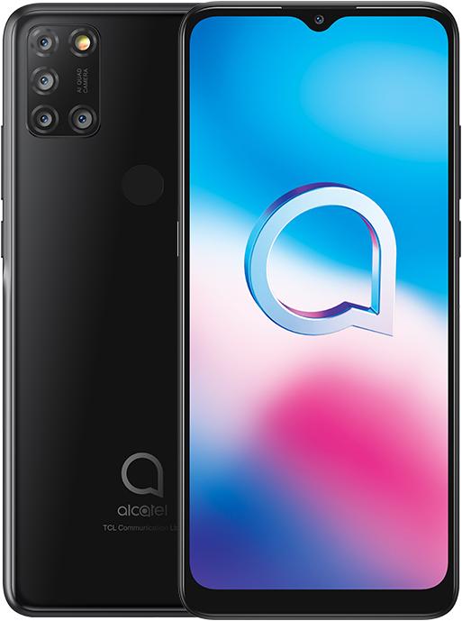 Alcatel 3x (2020) (128 GB, Black, 6.52", Single SIM, 4G)