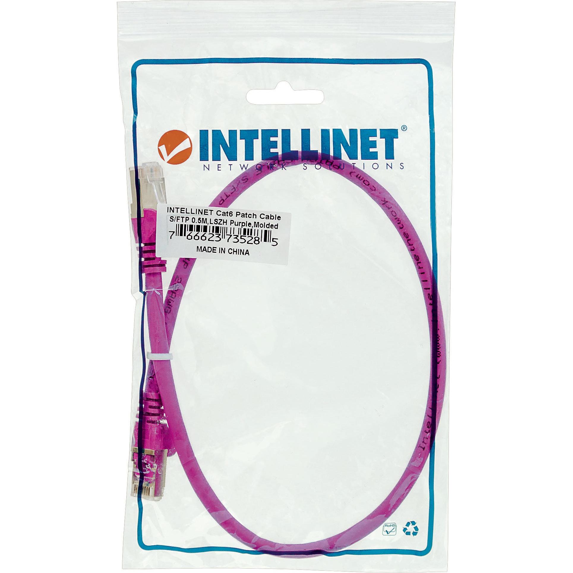 Thumbnail - Intellinet Patchkabel (S/FTP, CAT6, 0.50 m), Netzwerkkabel