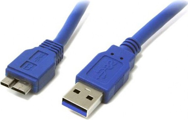Produktbild Techly USB3.0 Flachkabel Stecker TypA-Stecker Micro B bl (1 m, USB 3.2)