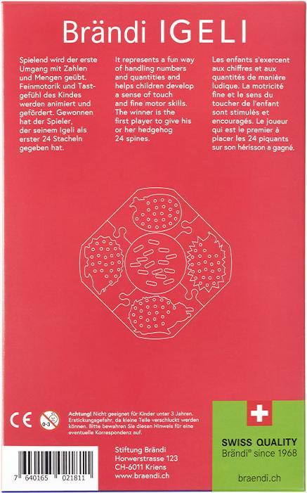 Actual product image Brändi Igeli (German, French, English)