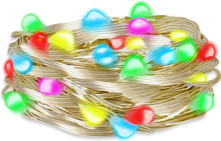 Immagine prodotto LogiLink Catena luminosa RGB intelligente Wi-Fi con telecomando, compatibile con Tuya, 5 m (5 m)