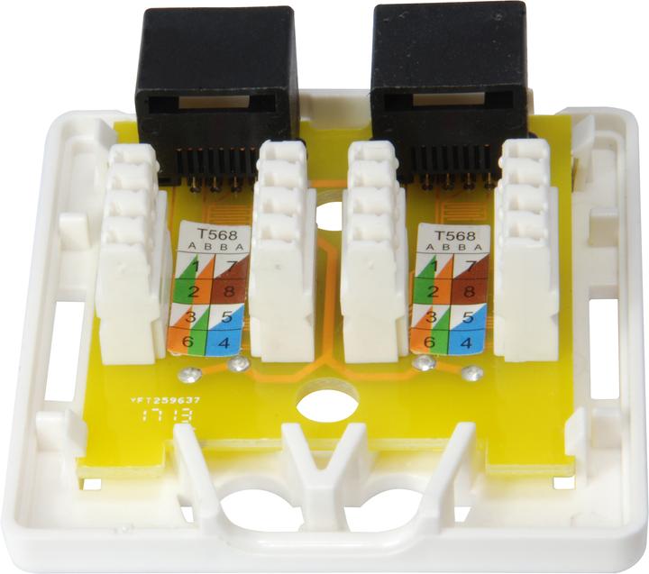 Actual product image equip Box 2x surface mount (Network Accessories)