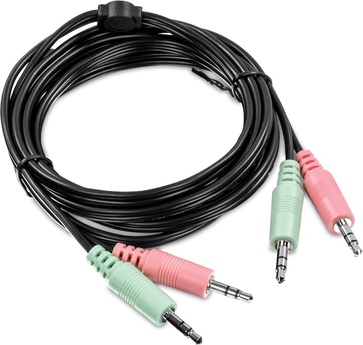Actual product image Trendnet KVM cable set DisplayPort USB 6 feet