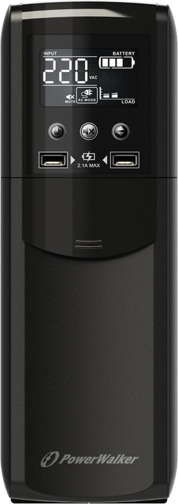Image du produit Powerwalker Onduleur VI 1000 CSW IEC Line (1000 VA, 600 W, Line-interactive Onduleur)