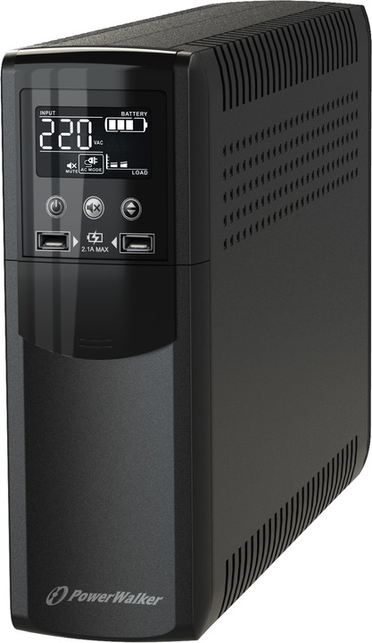 Image du produit Powerwalker Onduleur VI 1000 CSW IEC Line (1000 VA, 600 W, Line-interactive Onduleur)