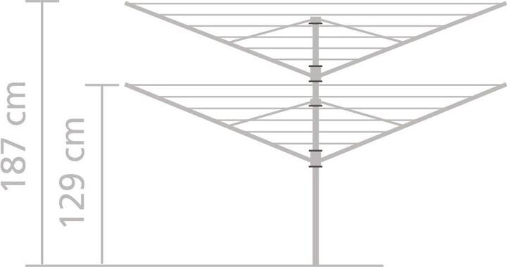 Image du produit Brabantia Séchoir parapluie Lift-O-Matic 60 m (60 m)